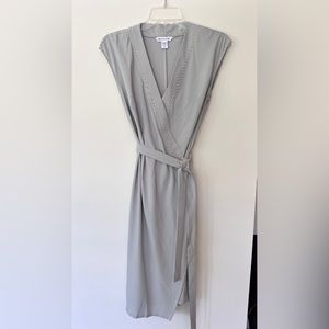 Athleta Striped Wrap Dress